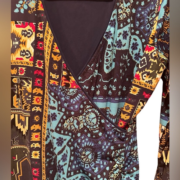 Hale Bob Mock Wrap Dress - Picture 3 of 8